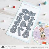 MAMA ELEPHANT: Marquee Numbers | Creative Cuts