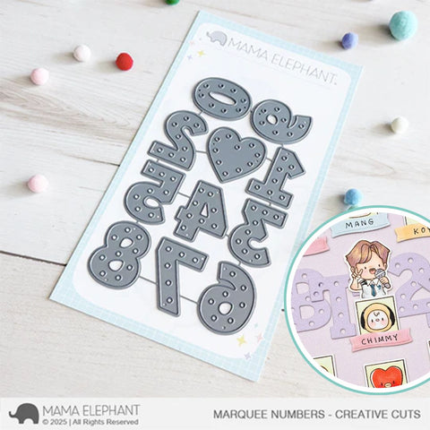 MAMA ELEPHANT: Marquee Numbers | Creative Cuts