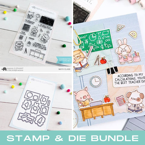 MAMA ELEPHANT: Stamp & Die Bundle | Math Class