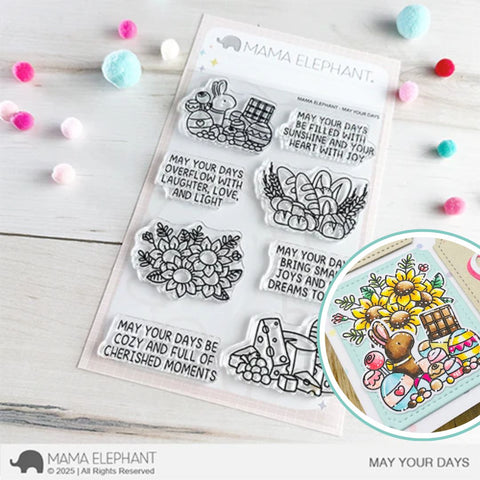 MAMA ELEPHANT: May Your Days | Stamp