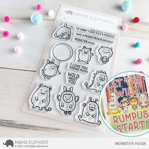 MAMA ELEPHANT: Monster Hugs | Stamp