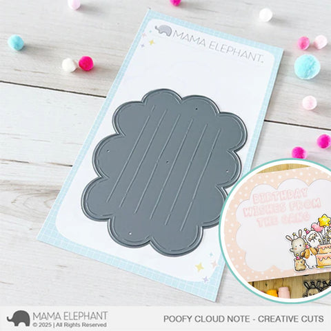 MAMA ELEPHANT: Poofy Cloud | Creative Cuts