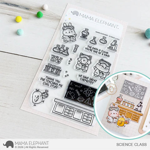 MAMA ELEPHANT: Stamp | Science Class