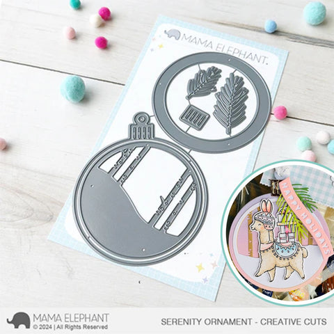 MAMA ELEPHANT: Serenity Ornament| Creative Cuts