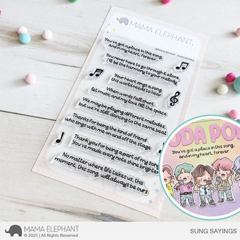 MAMA ELEPHANT: Sung Sayings | Stamp