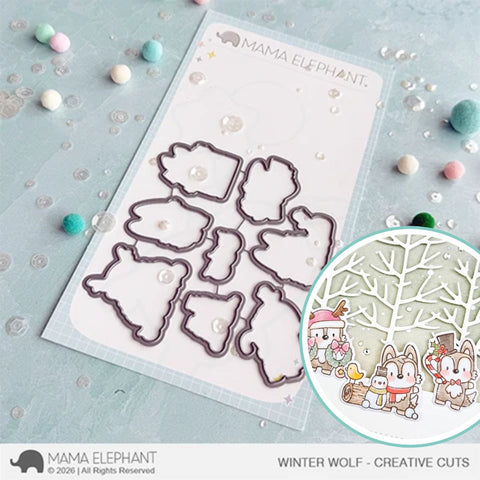 MAMA ELEPHANT: Creative Cuts | Winter Wolf