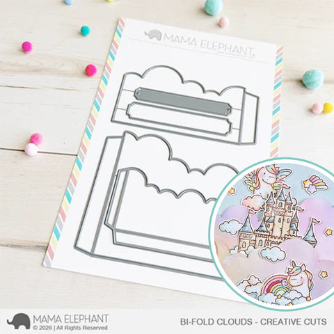 MAMA ELEPHANT: Creative Cuts | Bi Fold Clouds