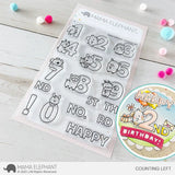 MAMA ELEPHANT: Counting Left | Stamp