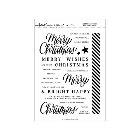 CONCORD & 9 th : Merry Greetings Builder | Stamp