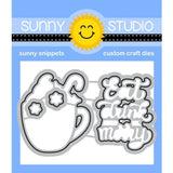 SUNNY STUDIO: Merry Mocha | Stamp & Die Bundle