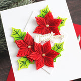 SPELLBINDERS:  Stitched Poinsettia & Holly | Die