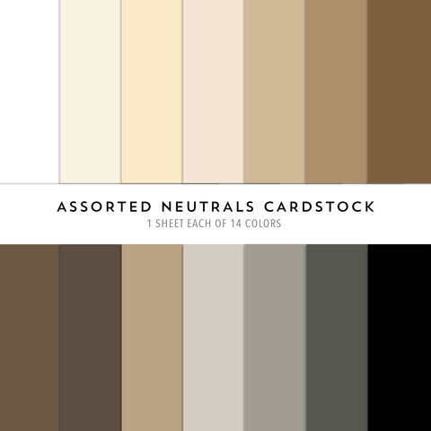 CONCORD & 9 TH: Cardstock Paper Pack | Neutrals Collection