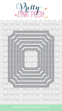 PRETTY PINK POSH: Notched Rectangles | Die