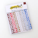 HONEY BEE STAMPS:  Old Glory | Pearl Stickers | 210 Count