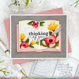 WAFFLE FLOWER: Open Book Floral | Stencil