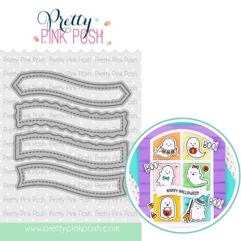 PRETTY PINK POSH: Die | Banner Greetings 4