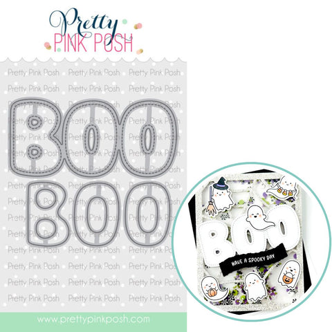 PRETTY PINK POSH: Die | Boo Word Shaker