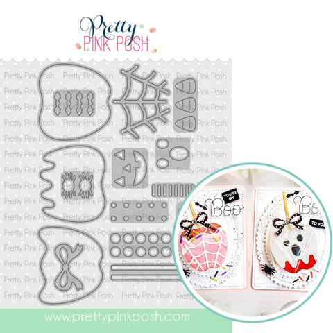 PRETTY PINK POSH: Die | Halloween Caramel Apple