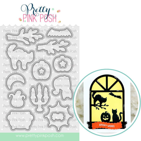 PRETTY PINK POSH: Die | Halloween Silhouettes