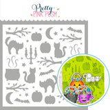 PRETTY PINK POSH: Stencil | Halloween Silhouettes