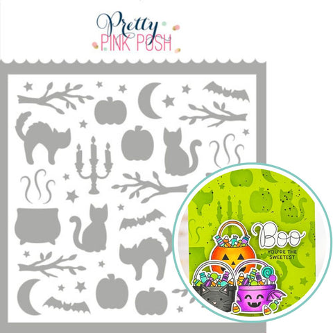 PRETTY PINK POSH: Stencil | Halloween Silhouettes