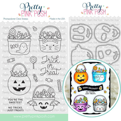 PRETTY PINK POSH: Stamp & Die Bundle | Halloween Treat Buckets