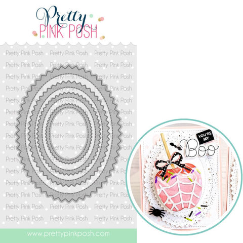PRETTY PINK POSH: Die | Pinking Ovals