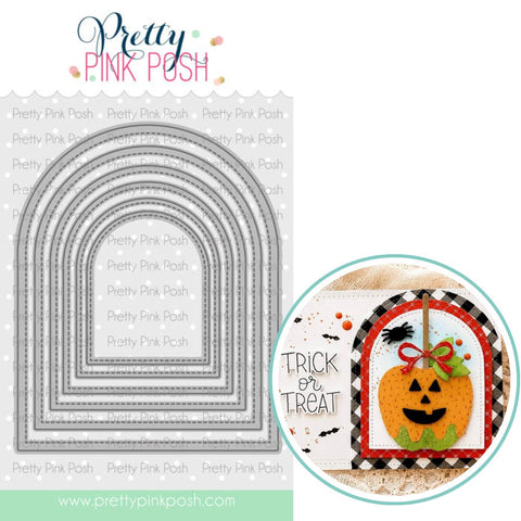 PRETTY PINK POSH: Die | Stitched Arches