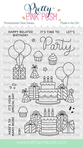 PRETTY PINK POSH:  Party Time | Stamp
