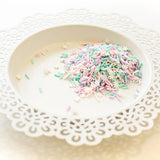 PRETTY PINK POSH:  Clay Confetti | Pastel Blizzard