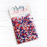 PRETTY PINK POSH:  Shaker Beads | Patriotic