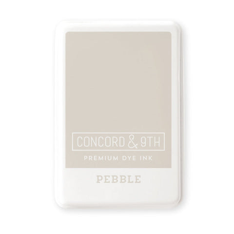 CONCORD & 9 TH: Premium Dye Ink Pad | Pebble