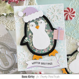 PRETTY PINK POSH: Snowflake | Stencil