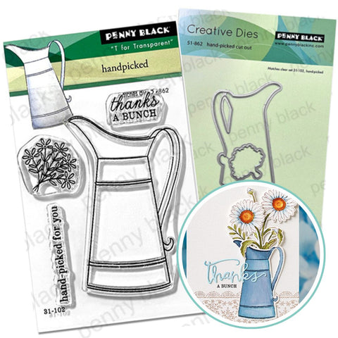 PENNY BLACK : Hand Picked | Stamp & Die Bundle
