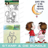 PENNY BLACK : Moon & Back | Stamp & Die Bundle