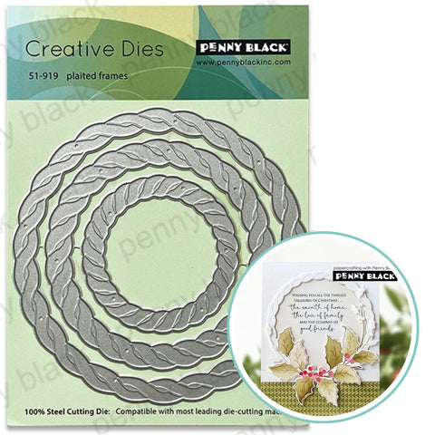 PENNY BLACK: Plaited Frames | Die