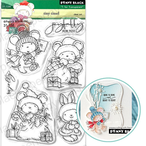 PENNY BLACK : Tiny Tinsel | Stamp