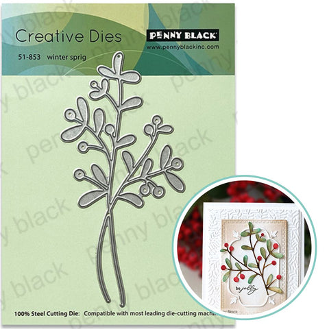 PENNY BLACK: Winter Sprig | Die