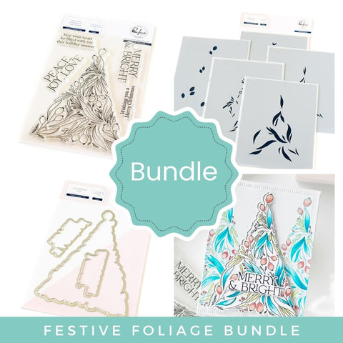 PINK FRESH STUDIO: Festive Foliage Tree Collection | Bundle