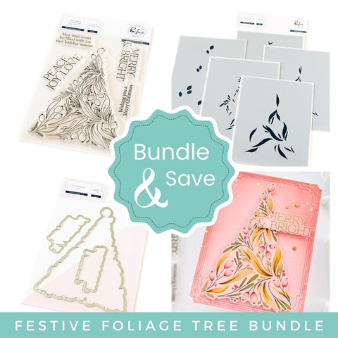 PINK FRESH STUDIO: Festive Foliage Tree Collection | Bundle