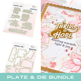 PINK FRESH STUDIO: Holiday Greetings Sentiments | Plate & Die Bundle