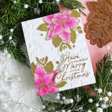 SPELLBINDERS:  Holly and Foliage | 3D Embossing Folder