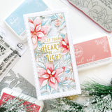 PINKFRESH STUDIO: Poinsettia Frame | Layered Stencils