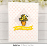 PRETTY PINK POSH: Mini Checker | Stencil