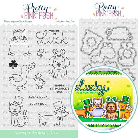 PRETTY PINK POSH: Lucky Animals | Stamp & Die Bundle