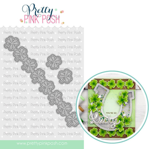 PRETTY PINK POSH: Shamrock Border | Die