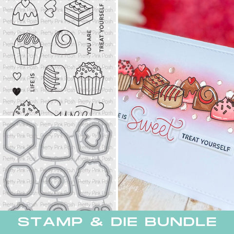 PRETTY PINK POSH:  Sweet Chocolates | Stamp & Die Bundle