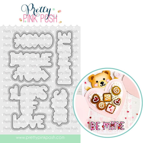 PRETTY PINK POSH: Valentine Word Scenes | Die