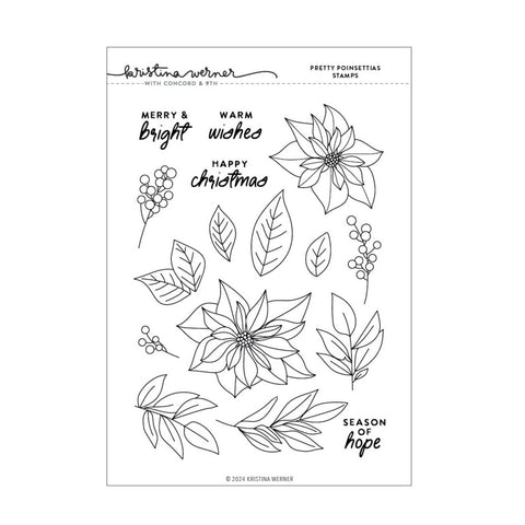 CONCORD & 9 th : Pretty Poinsettias | Stamp