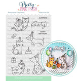 PRETTY PINK POSH:  Birthday Dogs and Cats | Stamp